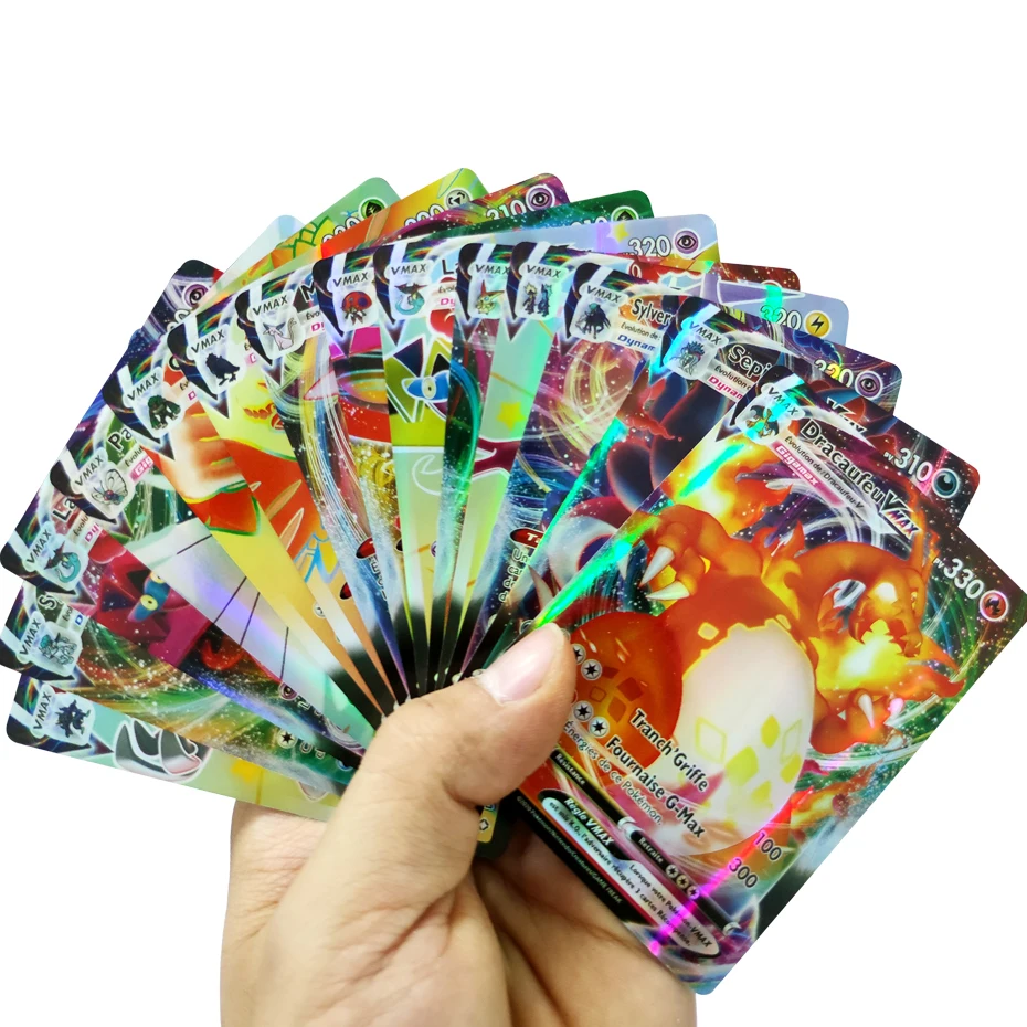 Carte Pokemon Française, 55 Cartes Plaquée Or Arc-en-Ciel, Vmax+V+GX+EX  Carte, Cartes à Jouer et à Collectionner - Cdiscount Bricolage