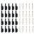 20PCS Black