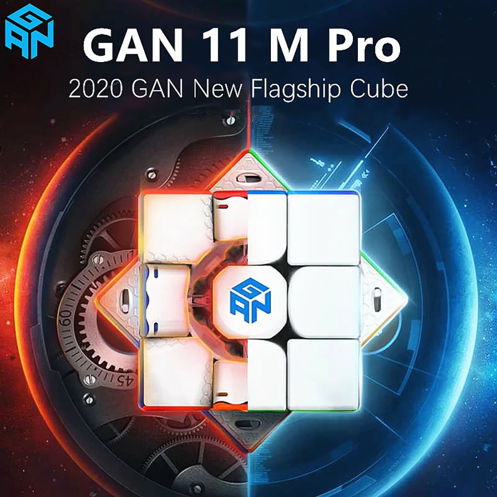 Gan 11 M Pro 3X3X3 Magnetic Magic Speed Cube Gan 11 Uv Soft Professional Fidget Toys Cubo Magico Puzzle Gan 11 M