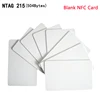 10/50pcs NFC Cards NT/AG 215 Blank Card Tagmo Programmable 13.56MHz Waterproof RFID 215 504Bytes NFC Business Card  ﻿ 1