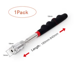 Compact Telescopic Magnetic Pickup Tool (8LB with lights)