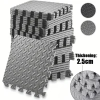 1/4/8Pcs 2.5cm Thick EVA Interlocking Foam Floor Mats Non-Slip Waterproof Puzzle Tiles for Gym Workout Home Kids Room Protection