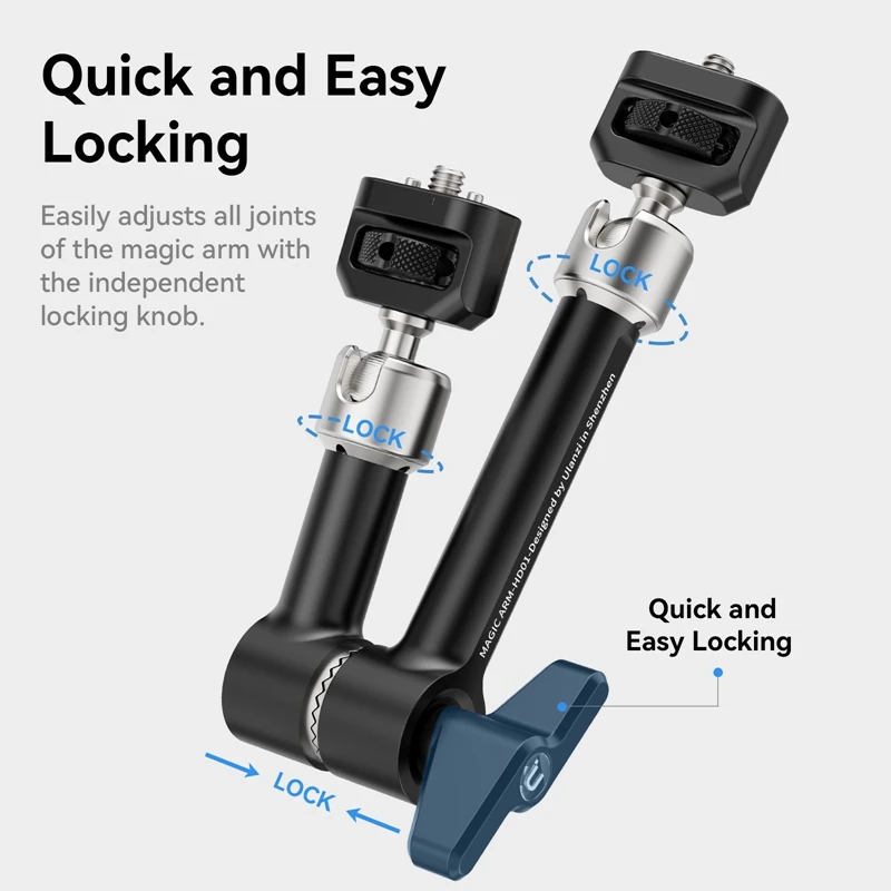 新品✨ Ulanzi 10インチ マジックアーム スーパークランプセット 3kg