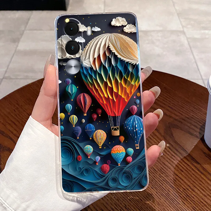 Aesthetic Cute Cat Soft Silicone Transparent Phone Case