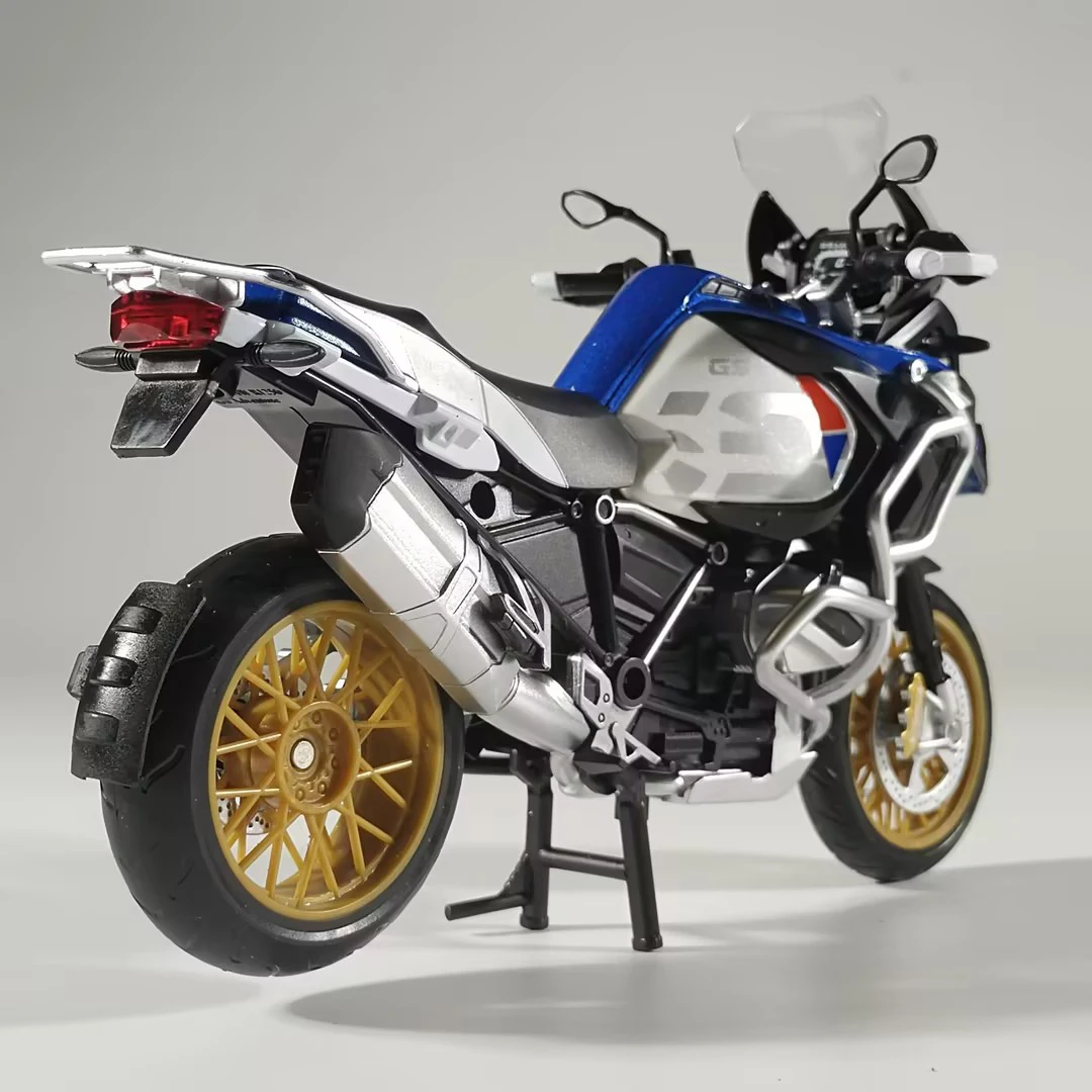 1:12 BMW R1250 GS 합금 다이캐스트 자동차 모터사이클 모델 장난감 선물 합금 모터사이클 모델 컬렉션 장식 취미 어린이용
