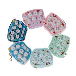 Mini juguete de la yema del dedo para niños, juguete educativo de entrenamiento, capacidad de reacción, juguete de dibujos animados, regalo creativo, llavero colgante
