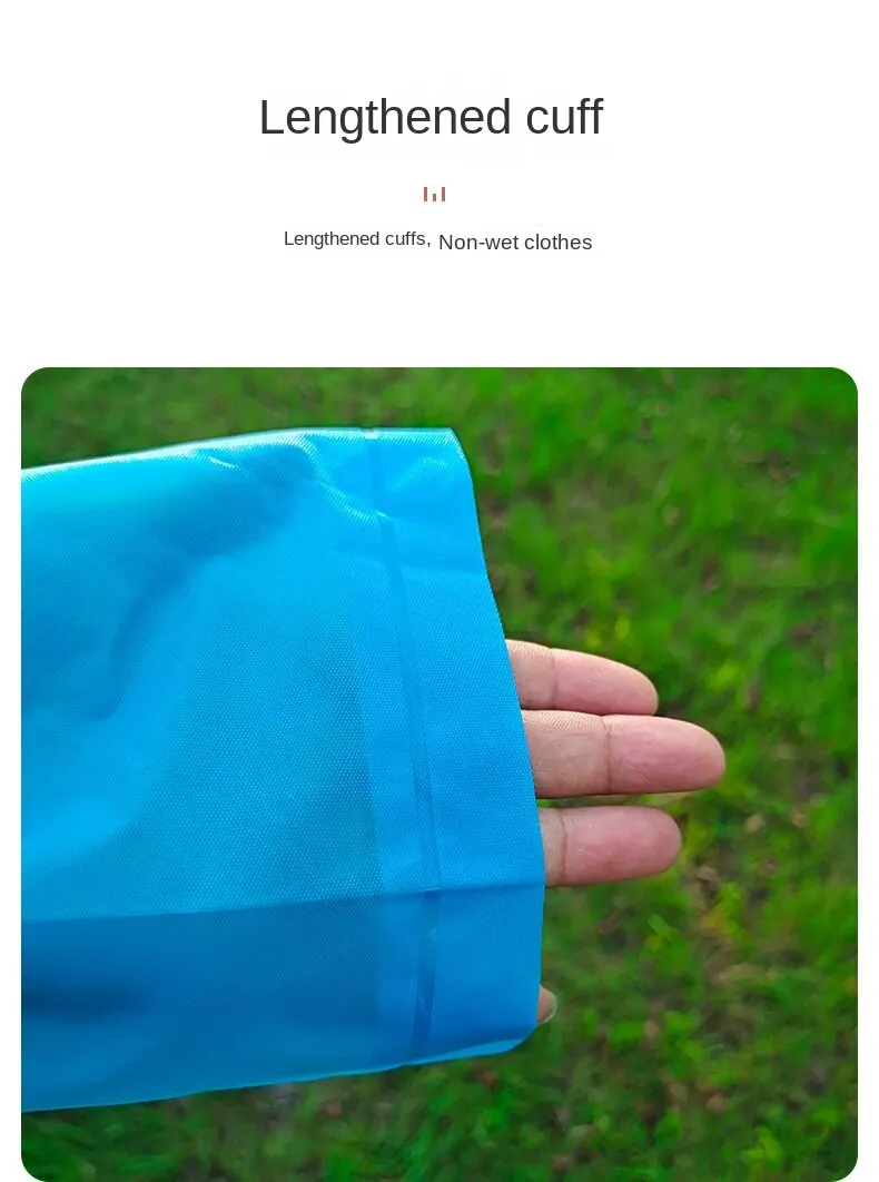 Long Full-length Rainstorm Proof Adult Male And Female Outdoor Thickened Transparent Portable Poncho raincoat poncho