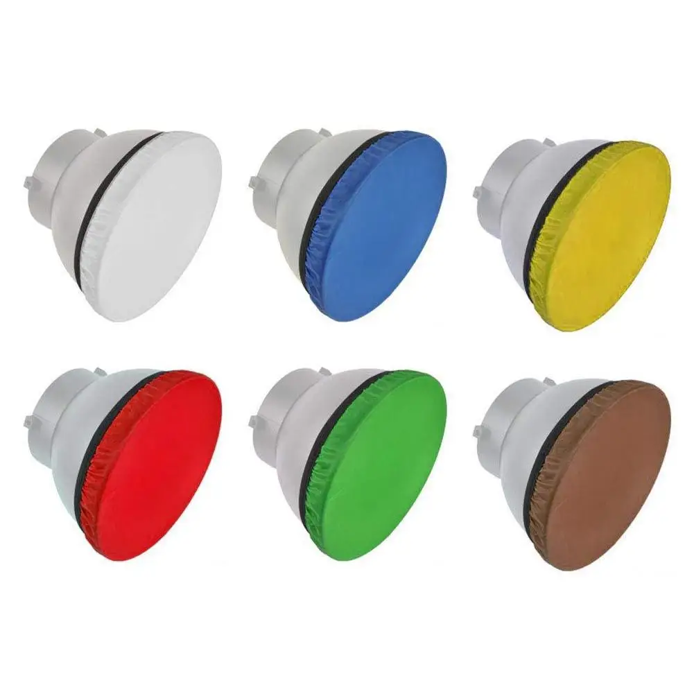 6/7 Inches Mushroom Light Soft Cover Soft Light Diffuser Sock for Photography Video Standard Reflector Photography Flash flash diffuser camera softbox photography light diffuser cloth camera flash reflector photography light video light