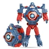 Disney Spiderman 24 Projection Patterns Children Watches for Boy Deformation Robot Projection Electronic Clock Kids Christmas 6