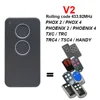 1-5PCS V2 PHOX2 PHOX4 Garage Remote Control 433MHz Rolling Code Compatible PHOENIX 4 TXC TRC 4 TSC4 HANDY 433.92MHz Controller 2