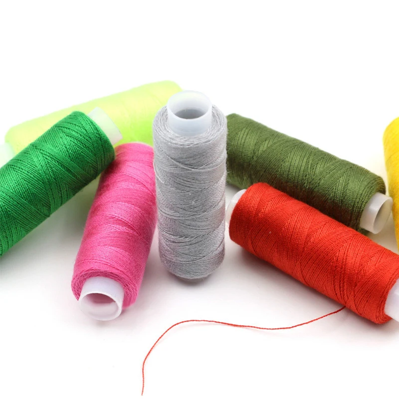 24 Colors Sewing Machine Thread Hand Stitching Thread 300 Yard 100%  Polyester Sewing Threads Quilting All Purpose For - Sewing Threads -  AliExpress