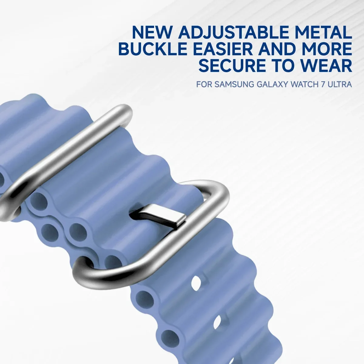 سوار سيليكون بحري لساعة سامسونج جالاكسي ، حزام ريا...