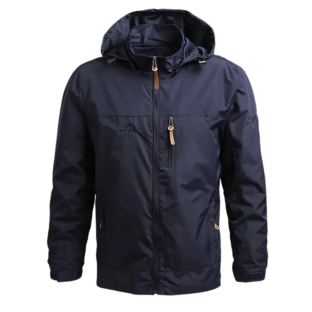 Classic men's jacket Detachable 2-in-1 Sports outdoor Traversal waterproof jacket 3 in 1 two piece set winter jacket men outdoor sports jackets detachable windproof and waterproof windbreakers women s jackets