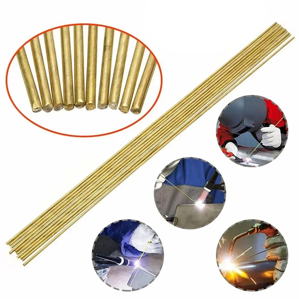 20PCS Welding Wire Phosphor Bronze Silver Electrode Wire Welding Rod Copper Pipe Special Brazing Solder