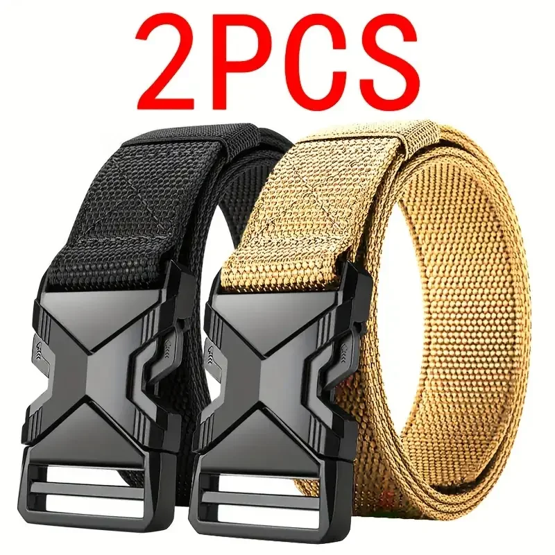 Men's Outdoor Multifunctional Tactical Nylon Belt Set