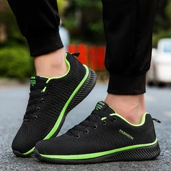 Men's Fashion Knit Sneakers - Lightweight, Breathable Athletic Shoes - 44 (Green)