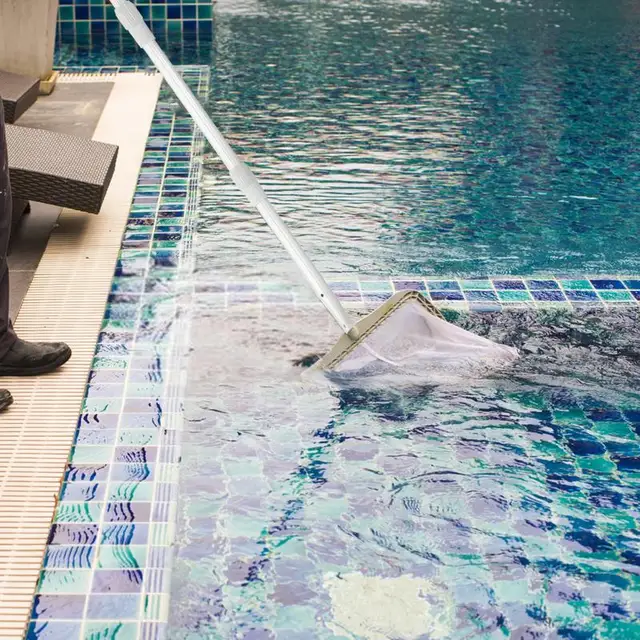Teleszkópos Medence Pólus Professzionális Úszómedence 6.39 Ft Állítható Nettó Oszlopok A Skimmer Nets Kefékhez - Image 4