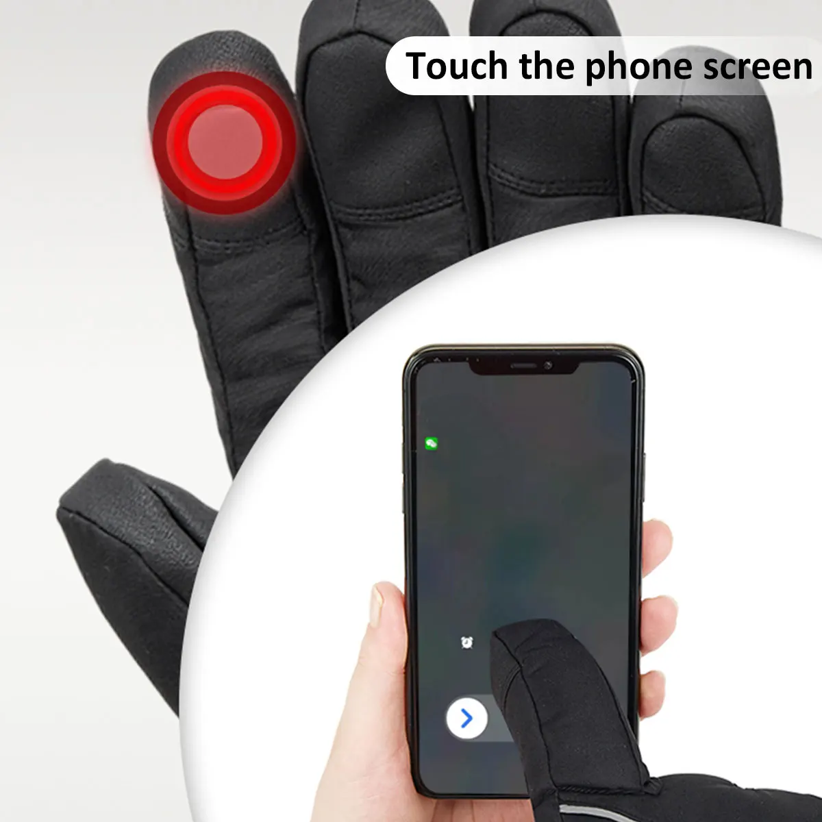 USB Electric Heated Gloves with 3 Mode Warm Heated Gloves Motorcycle Thermal Touch Screen Waterproof