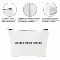 Custom Name Vintage Cute Girl Pattern Makeup Bag Handbag Toiletry Bag Pencil Case Holiday Gift Cosmetic Bag 5