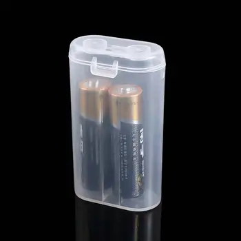 Scatola porta batterie 2X18650, custodie trasparenti per power bank, contenitori per batterie, scatole porta batterie, contenitore per batterie