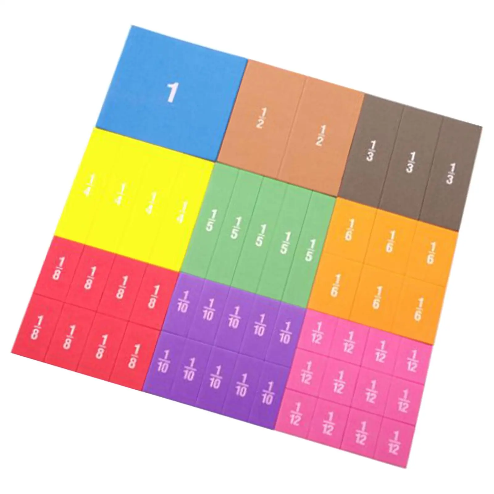 51 Pieces Colorful Fraction Cubes Math Manipulatives Math Materials for Kids Teaching Aids Class Activities Montessori Toys
