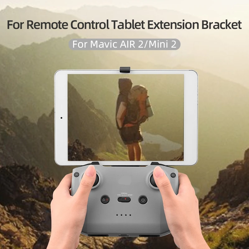 DJI 매빅 에어 2 미니 2 리모컨 태블릿용 확장 브래킷 마운트, 아이패드 미니 태블릿 스탠드 거치대