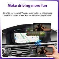 AUTOTOP 8.8 "sans fil CarPlay Android Auto affichage multimédia de voiture pour BMW série 3 E90 E91 E92 E93 série 5 E60 E61 écran tactile 5