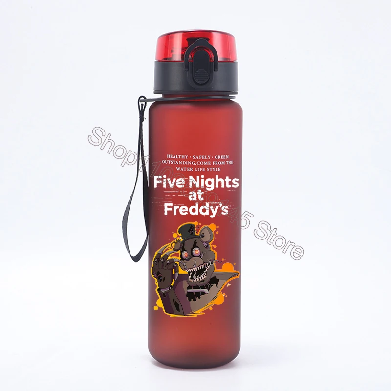 Vibrant FNAF Cartoon Kids Water Bottle – Fun Sports Drinkware