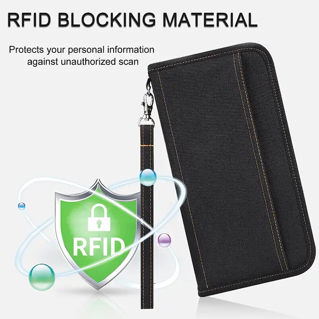 가족 여권 거치대 RFID 차단 여행 지갑은 완벽한 가족 여행 액세서리입니다.