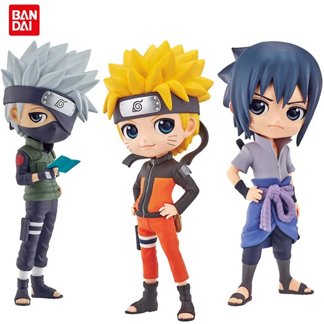 15cm Anime Naruto Figure Kawaii Uzumaki Hatake Kakashi Gaara Uchiha Sasuke Qposket Figural PVC Model Toys Collect Gift 6