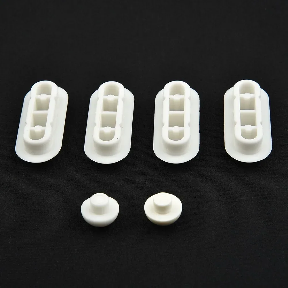 Toilet Cover Cushion Toilet Lid Accessories Universal Seat Buffers Pack-White Stop Bumper Home Furnishings toilet seat accessories