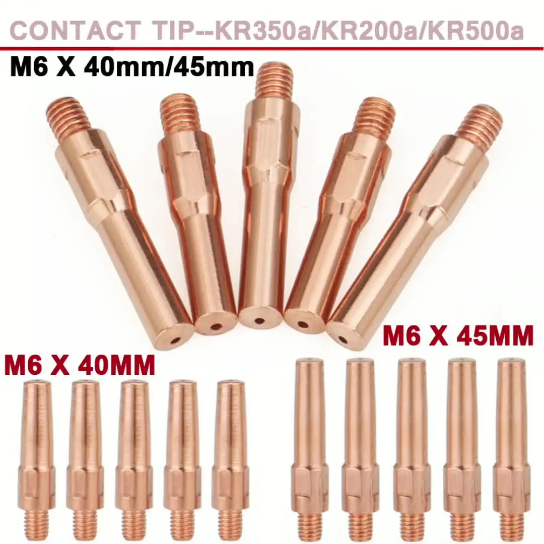 10PCS M6*45MM/M6*40MM CO2 Mig Mag Welder Welding Torch Aircooled