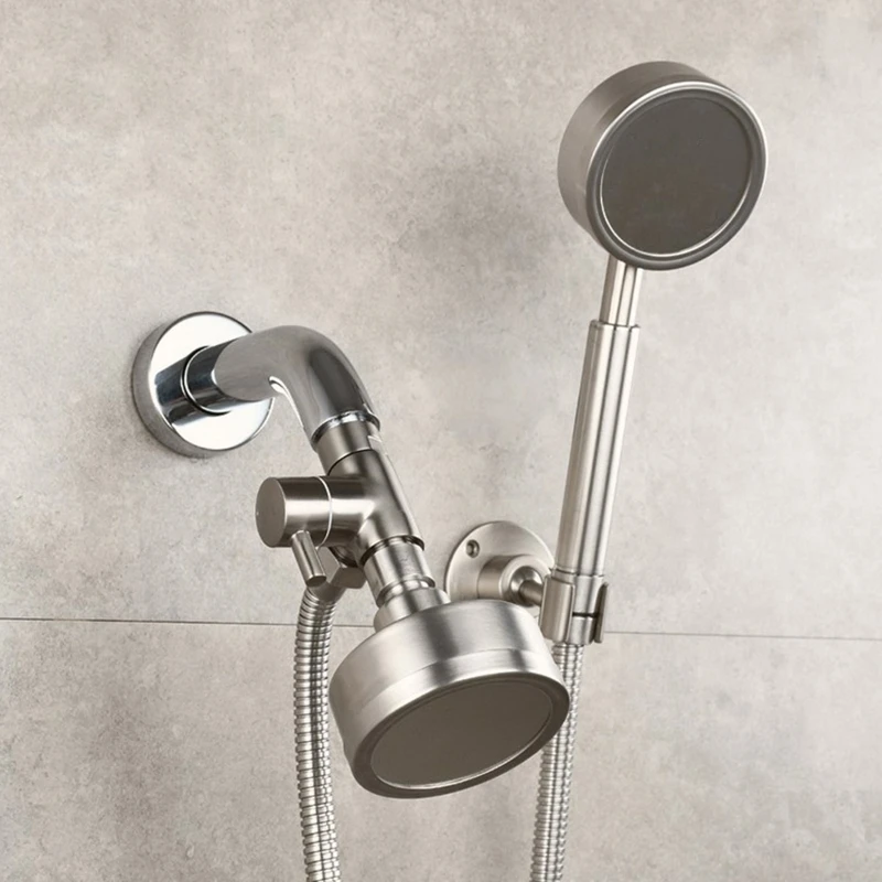 Solid Metal Shower Arm Diverter for T Adapter Connector Bathroom Facilities Replacement Part for Home Office Hotel G5AB