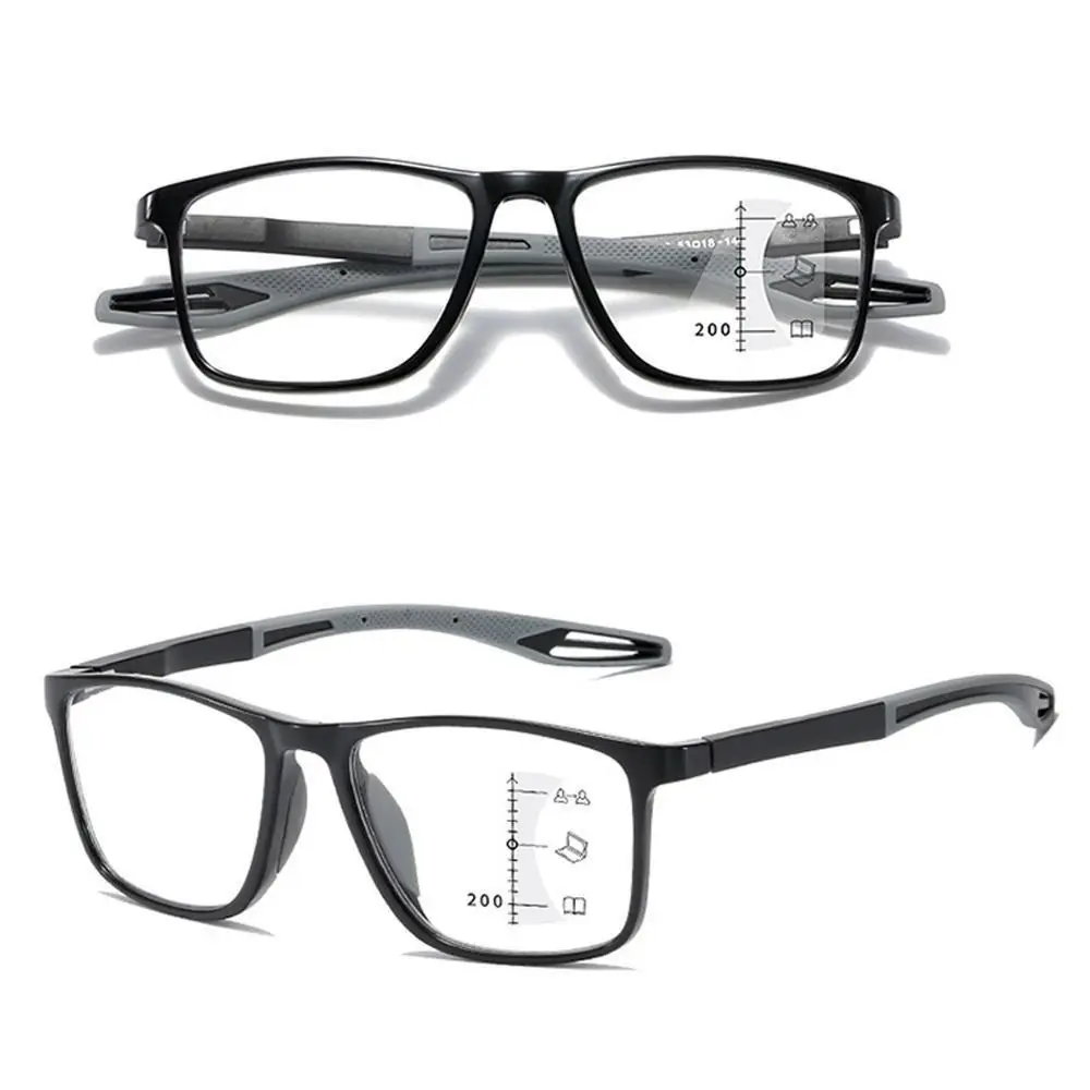 Photochrome Anti-Blaulicht-Lesebrille, multifokal, progressive Nah- und Fernsport-Sonnenbrille, Blue Ray Blocking, ultraleicht – Detail 12