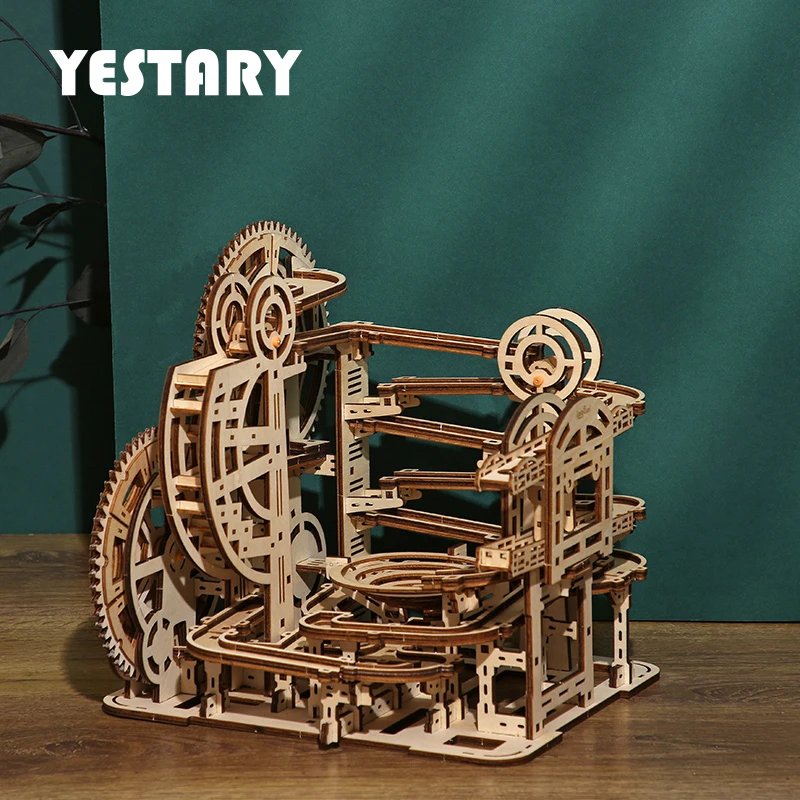 

YESTARY 3D Puzzle Marble Maze Building Blocks Slide Assembled Toys Wooden Puzzle Building Toys For Kids Gifts Jigsaw Puzzles Toy