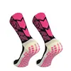 Colorful Football Socks Mid Cushion Anti Slip Sports Training Outdoor Thick Terry Running Socks for Men 2
