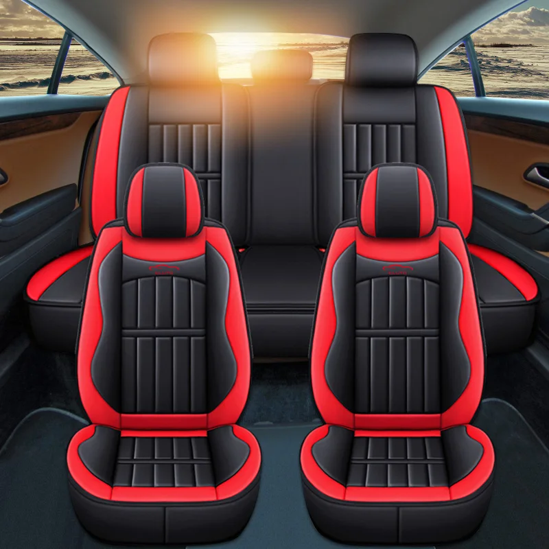 Universal PU Leather Car Seat Covers for 5 Seat SUV Trucks