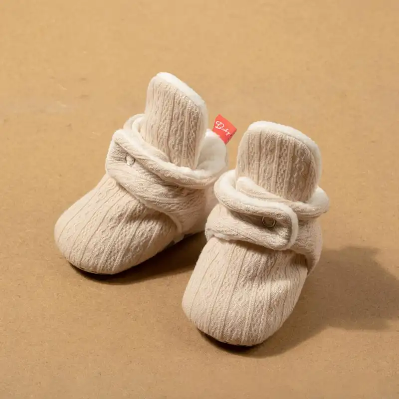 Baby Boy Girl Cute Socks Infant First Walkers Floor Booties Classic Soft Sole Anti-Slip Warm New Fashion Shoes - Image 6