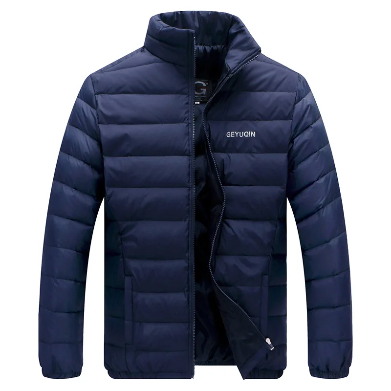 White Duck Down Jacket Men Winter Casual Stand Collar Ultralight Warm Coats Male Streetwear Waterproof Jacket Down Parkas
