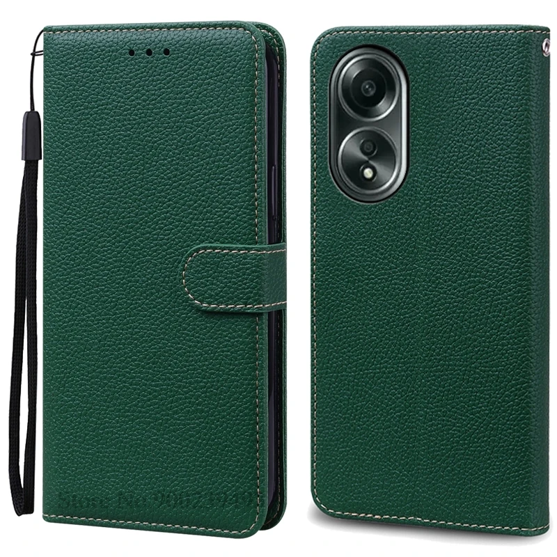 Leather Flip Wallet Case - Luxurious Silicone Book Cover