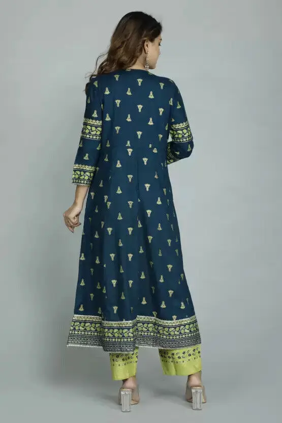 Women Kurti Set Indian Salwar Kameez Suit Dress Party Wear Designer