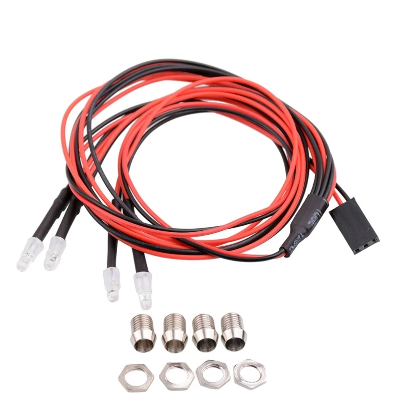 

Rc Crawler Led Light Kit Axial Scx24 90081 AXI00002 Led Lights 1/24 RC LED Light