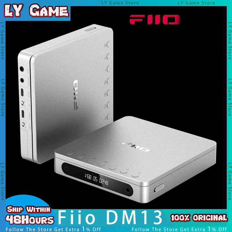 Portable CD Player FiiO DM13 Hifi Stereo CD Player 3.5mm 4.4mm Supports Portable Grab Track Transcription And Aptxhd Bluetooth Transmission Custom