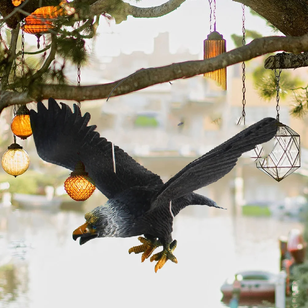 

Hanging Bird Deterrent Plastic Eagle Ornament Outdoor Eagle Decor Hanging Bird Deterrents Halloween Decoration