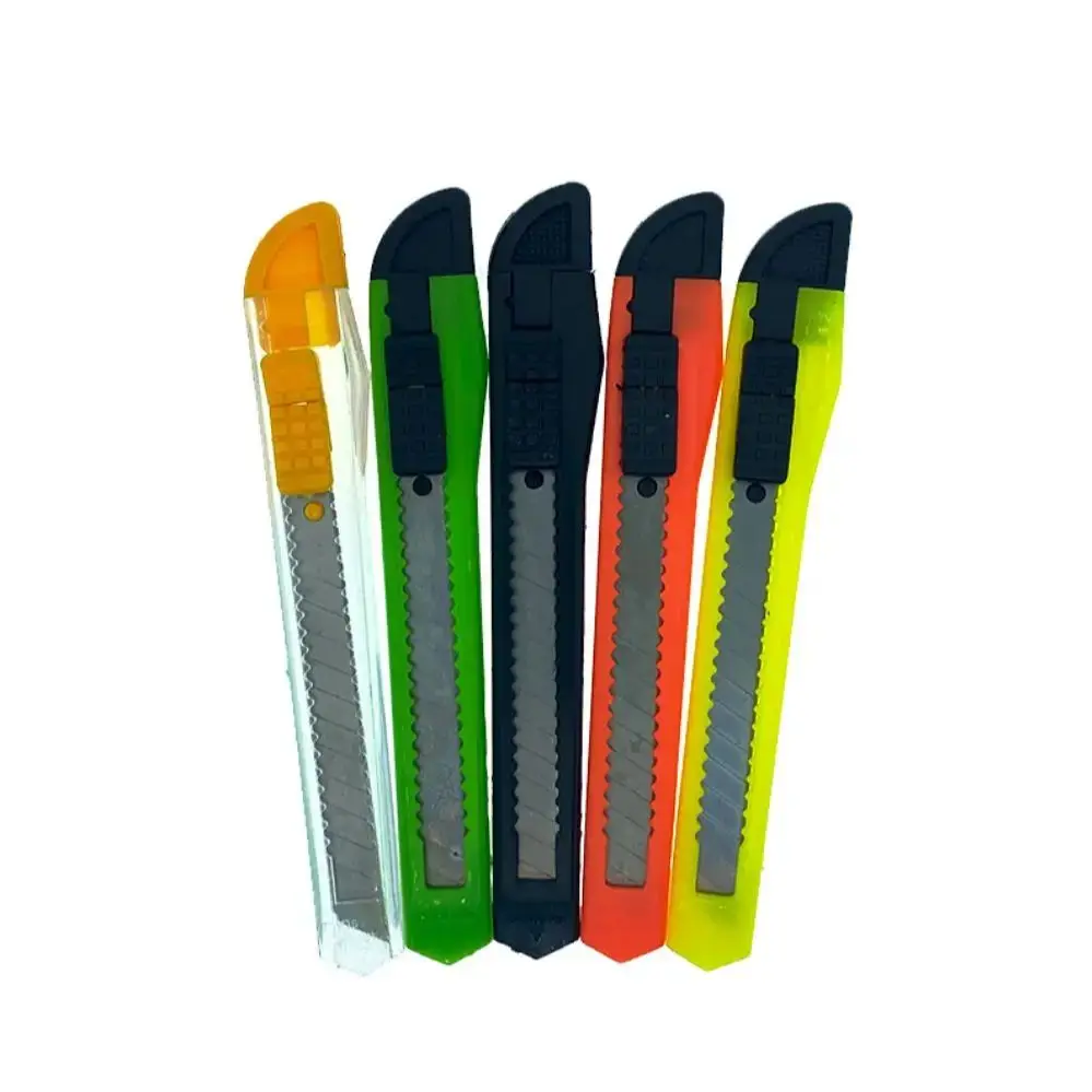 9mm Multifunction Retractable Utility Knife Snap-Off Box Opener Paper Cutter Office School Handicraft Stationery Tool Hand Tools - 6