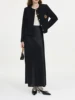FSLE Office Lady Wool Academy Short Coat 2024 Winter New Light Commuter Embroidered Coat Casual Loose 24FS14263 4