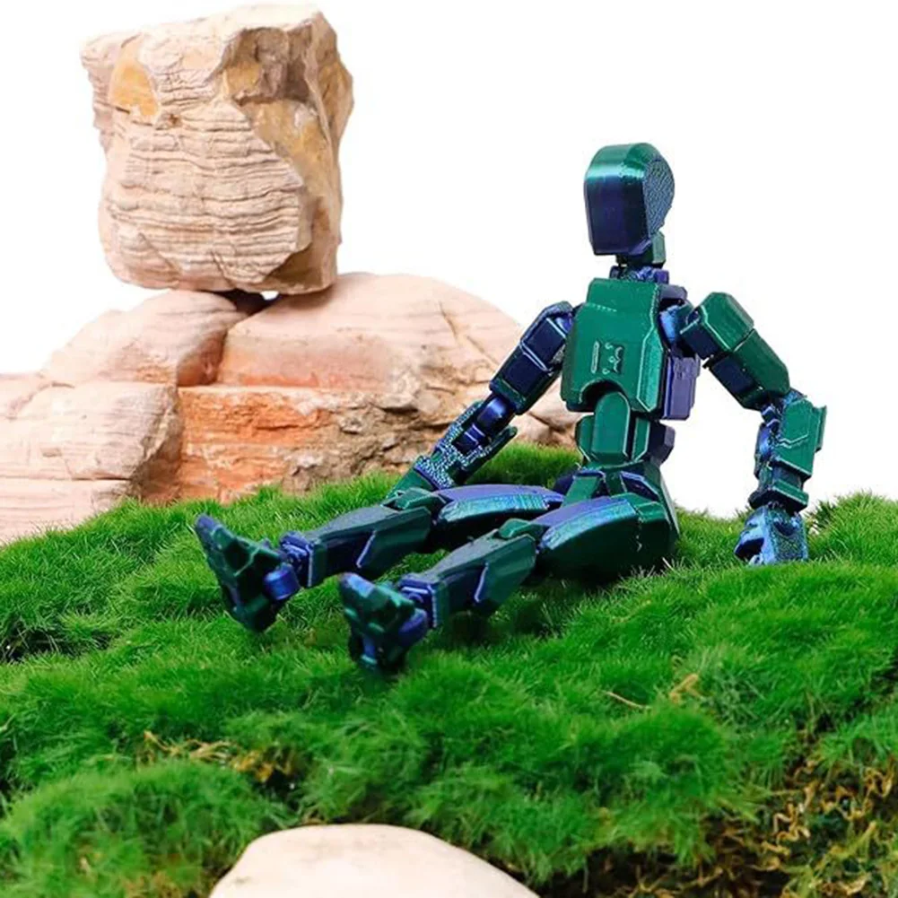 Multi Jointed Robot Action Figure with Accessories