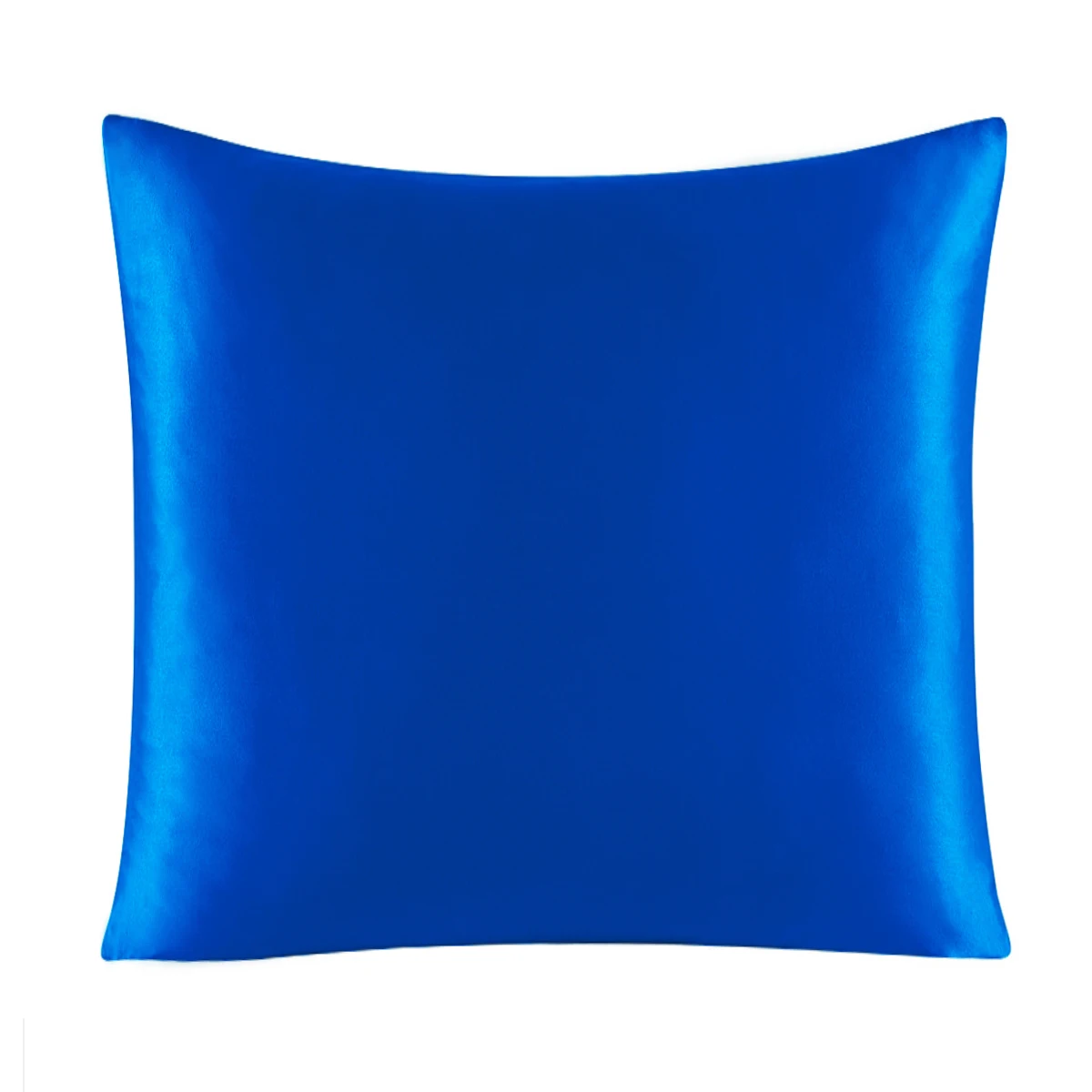 Luxurious Pure Silk Pillowcase with Zipper - Solid Multicolor, Various Sizes