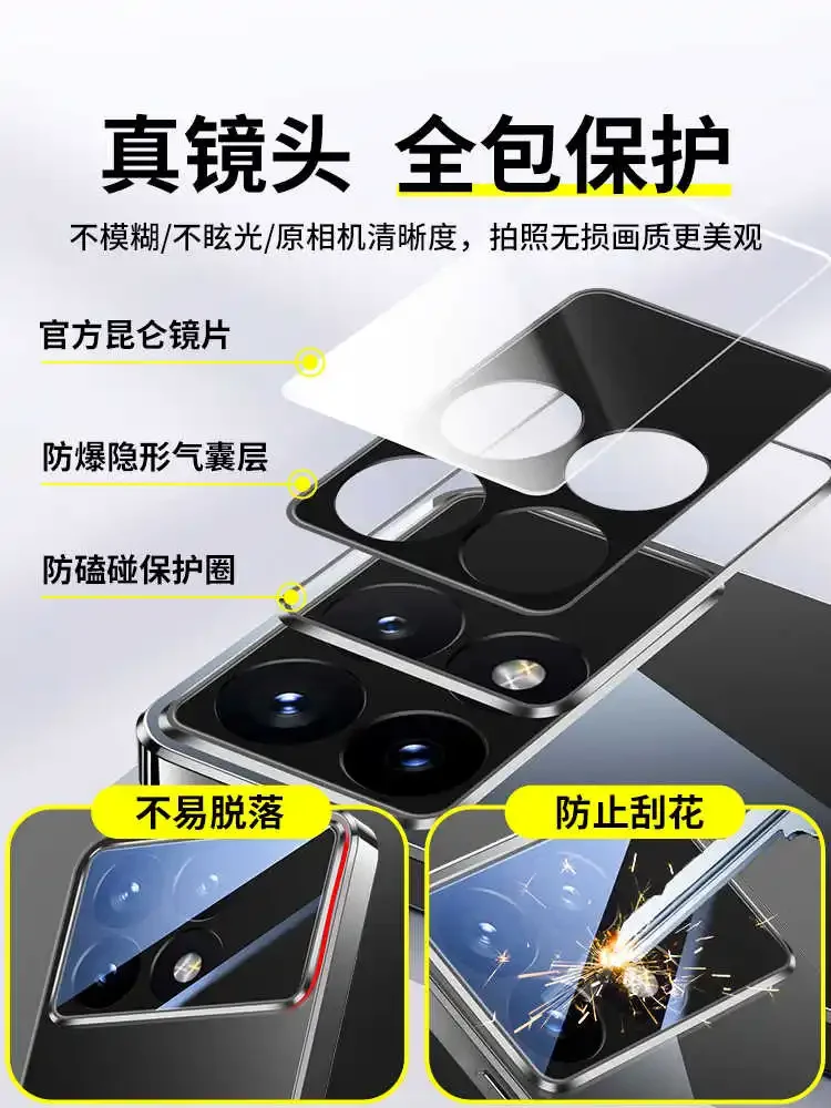 Luxury Ice Crystal Glass Mirror PC Cover: Shockproof