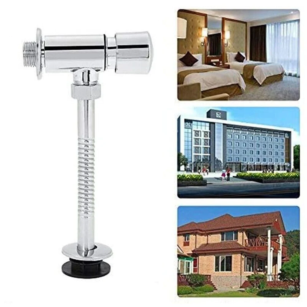 Toilet tank accessories 1Pc flush valve DN15 toilets urinal flush valve manual pressure washer for home hotel apartment bathroom tool accessories